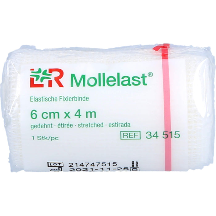 Mollelast Elastische Fixierbinde 6cmx4m, 20 St BIN