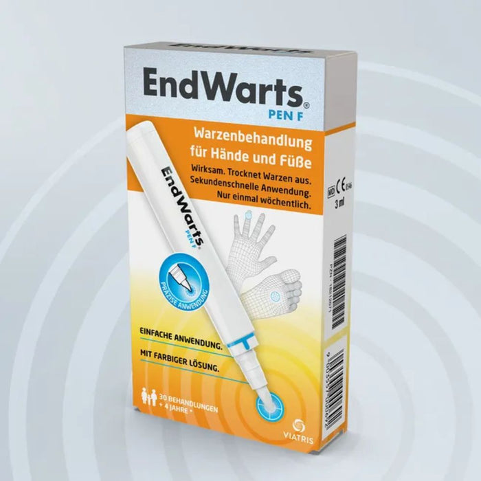 EndWarts PEN F Warzenbehandlung für Hände und Füße, 3 ml Lösung