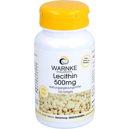 WARNKE Lecithin 500 mg Softgels, 100 St. Kapseln