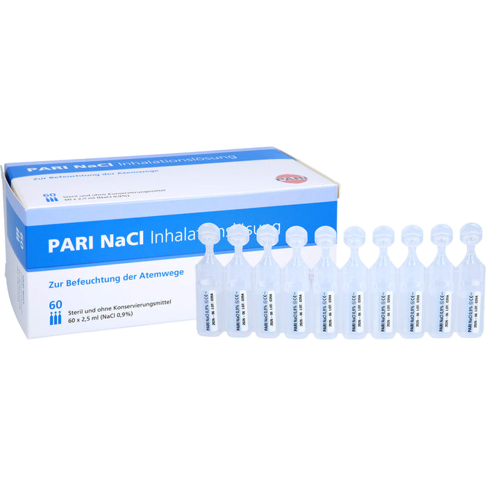 PARI NaCl Inhalationslösung, 60 St. Ampullen
