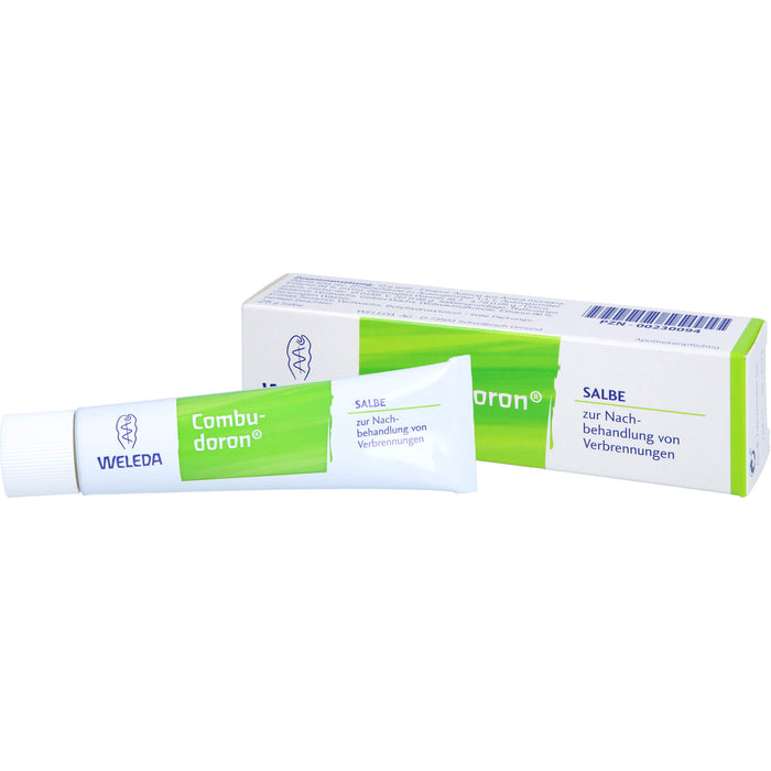 WELEDA Combudoron Salbe zur Nachbehandlung von Verbrennungen und Sonnenbrand, 25 g Salbe
