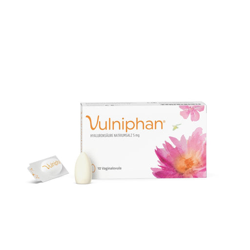 Vulniphan Vaginalovula bei Atrophie und Dystrophie der Vaginalschleimhaut, 10 St. Zäpfchen