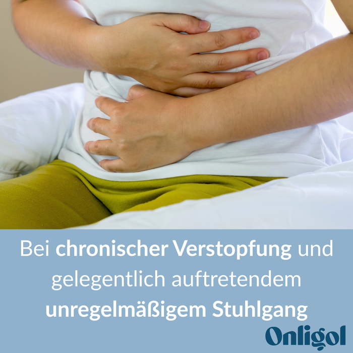 Onligol Macrogol 4000 - Sanfte, effektive Hilfe bei Verstopfung und Obstipation - mit Macrogol 4000 - ohne Zusatzstoffe & Zucker, 400 g Pulver