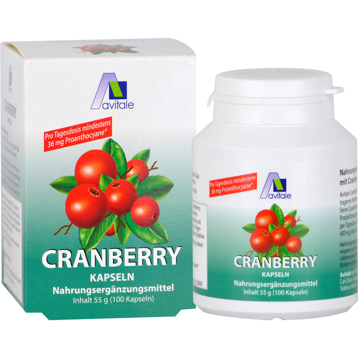 Cranberry Kapseln 400mg, 100 St KAP