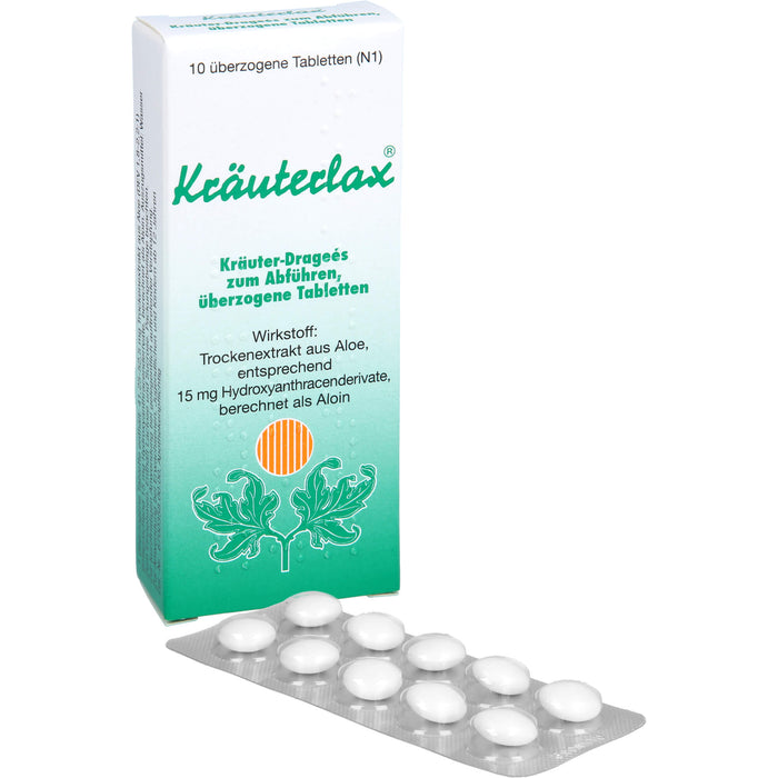 Kräuterlax Kräuter-Dragées zum Abführen, 10 St. Tabletten