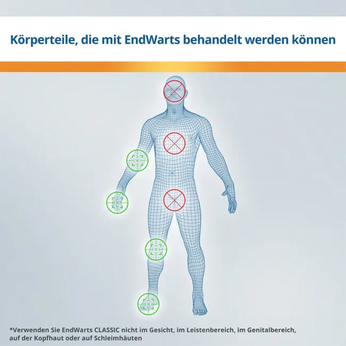 EndWarts classic Warzenbehandlung für Hände und Füße Lösung, 3 ml Lösung