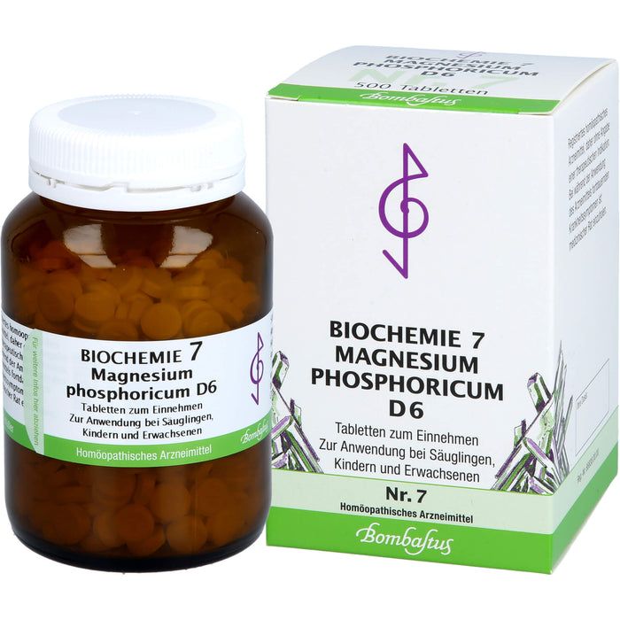 Biochemie 7 Magnesium phosphoricum Bombastus D6 Tbl., 500 St TAB