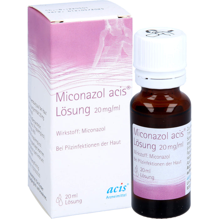 Miconazol acis® Lösung, 20 mg/ml Lösung zur Anwendung auf der Haut, 20 ml Lösung