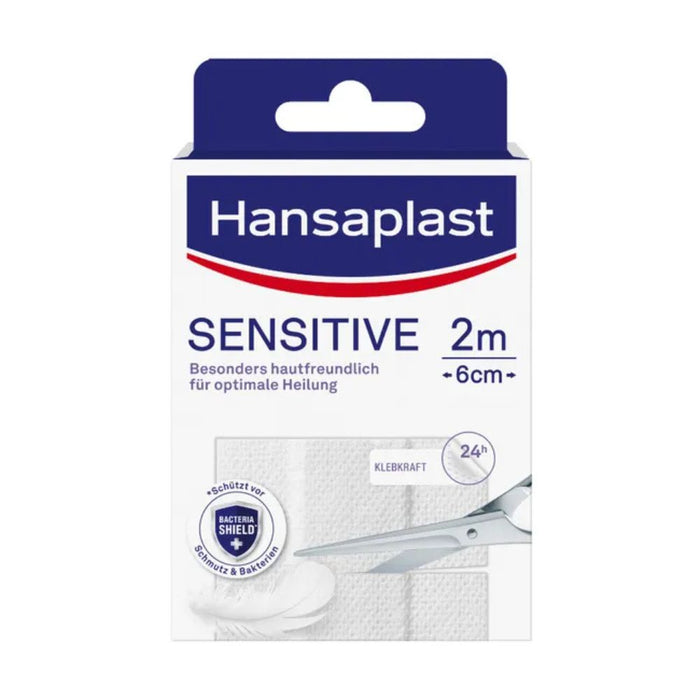 Hansaplast Sensitive Pflaster Hypoallergen 2mx6cm, 1 St. Pflaster