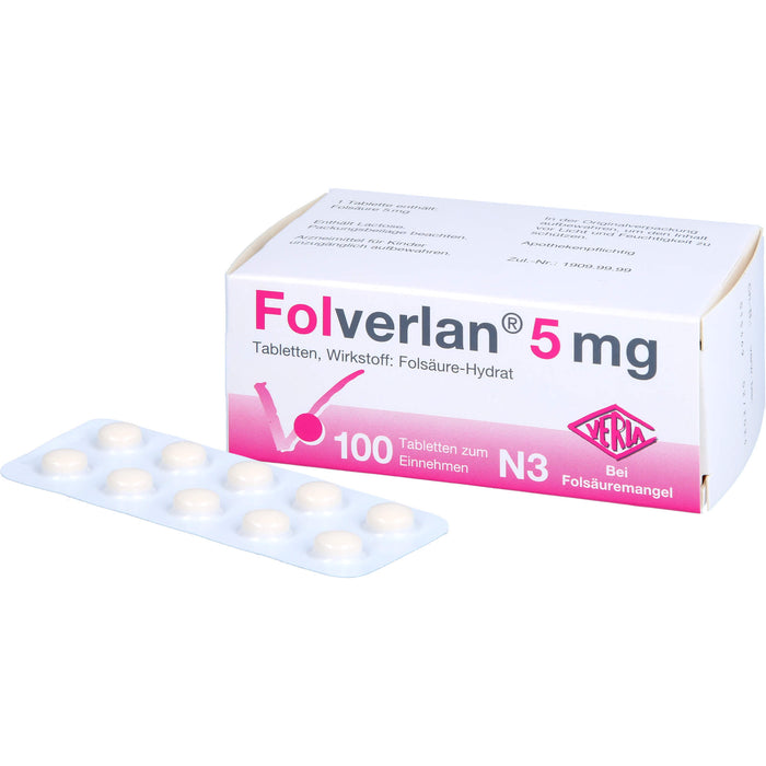 Folverlan 5 mg Tabletten, 100 St. Tabletten