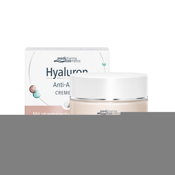 Medipharma Cosmetics Hyaluron Anti-Aging Cremegel wirkt aufpolsternd und reduziert Falten, 50 ml Gel