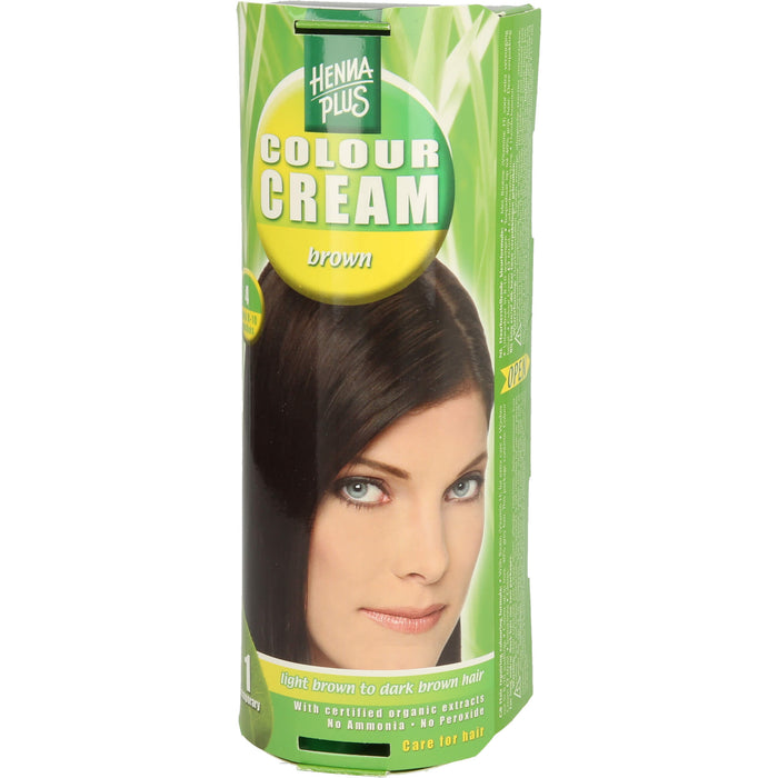 Hennaplus Colour Cream Brown 4, 60 ml Creme
