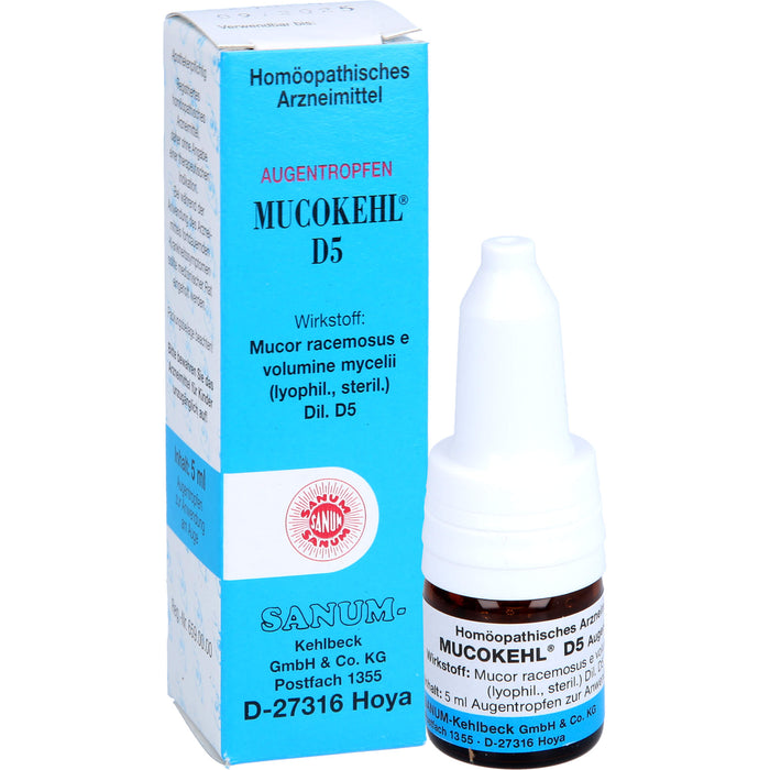 SANUM-KEHLBECK Mucokehl D5 Augentropfen, 5 ml Lösung