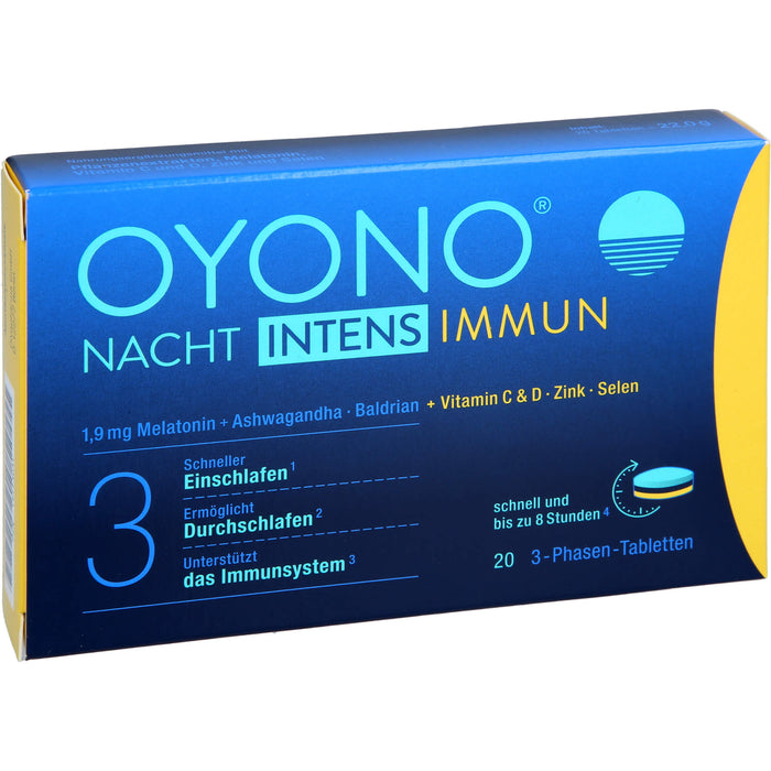 OYONO Nacht Intens Immun 3-Phasen Tabletten, 20 St. Tabletten
