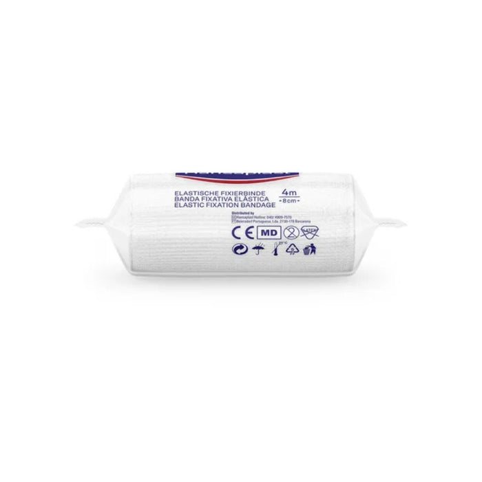 Hansaplast elastische Fixierbinde gekreppt 4 m x 8 cm, 1 St. Verband
