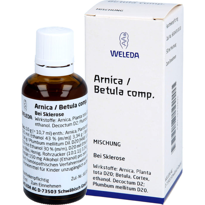 WELEDA Arnica/Betula comp. Mischung, 50 ml Lösung