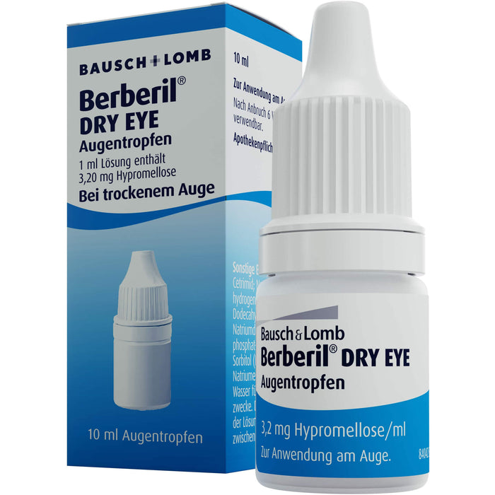 Berberil Dry Eye Augentropfen bei trockenem Auge, 10 ml Lösung