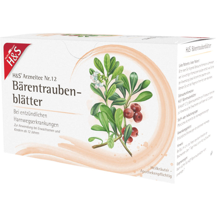 H&S Bärentraubenblättertee Btl., 20X2.7 g FBE