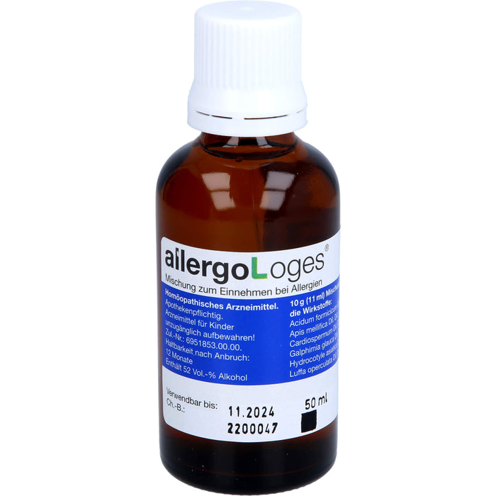 allergo-loges® Mischung zum Einnehmen, 50 ml Lösung