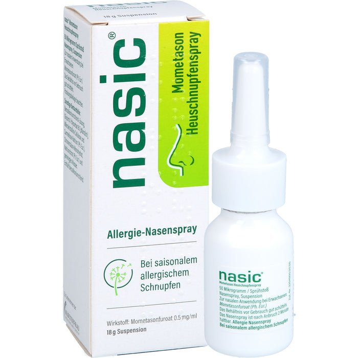 Nasic Mometason Heuschnupfenspray 50 Mikrogramm/Sprühstoß, 18 g Spray
