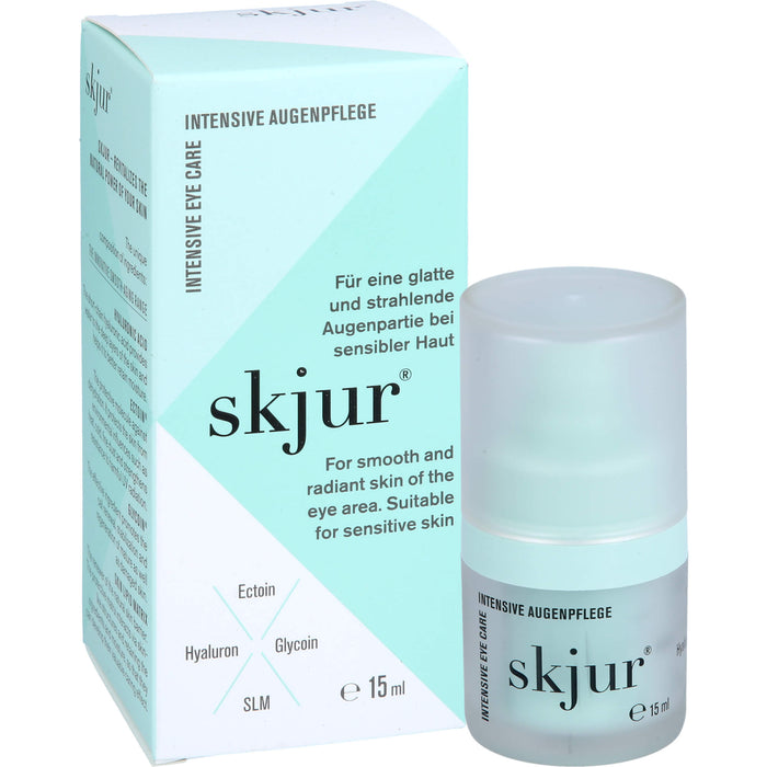 Skjur Intensive Augenpflege für eine glatte und strahlende Augenpartie, 15 ml Creme