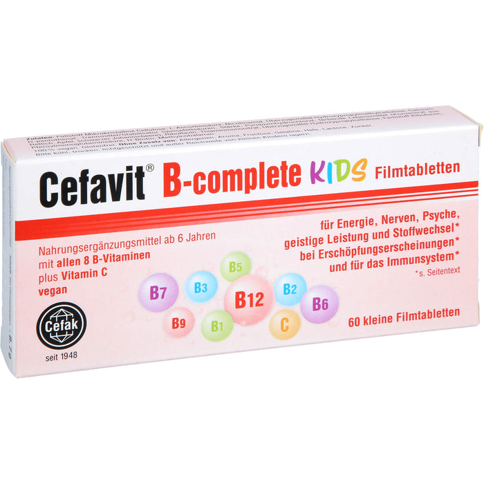 Cefavit B-complete Kids Tabletten, 60 St. Tabletten