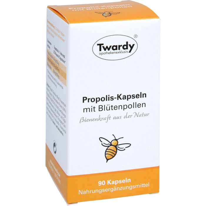 Twardy Propolis Kapseln mit Blütenpollen, 90 St. Kapseln