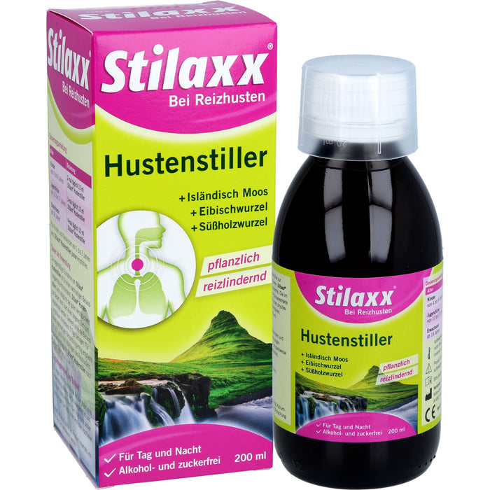 Stilaxx Hustenstiller Isländisch Moos Erwachsene, 200 ml Lösung