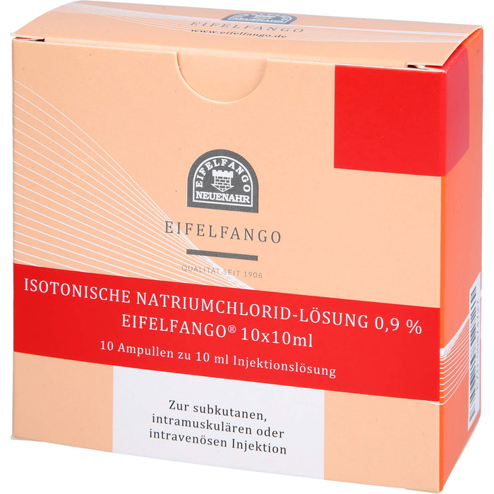 EIFELFANGO Isotonische Natriumchlorid-Lösung 0,9 %  Ampullen 10 ml, 100 ml Lösung