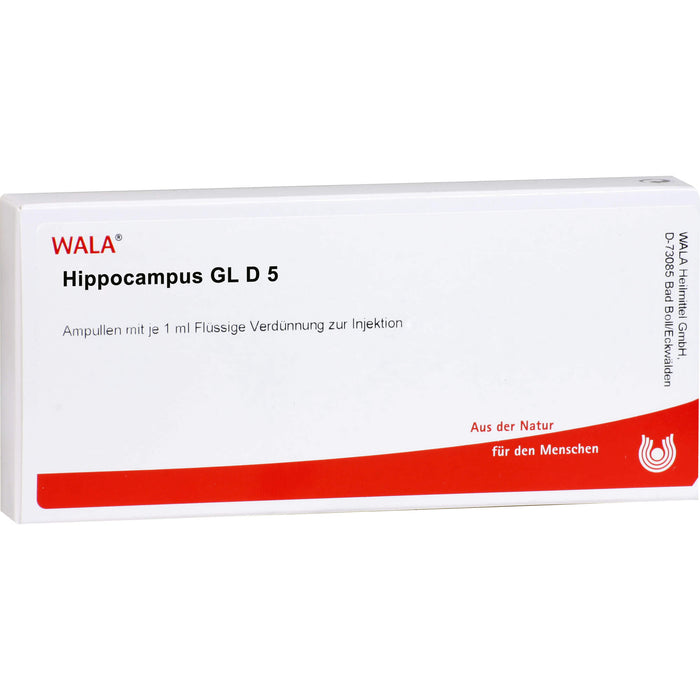 WALA Hippocampus Gl D5 flüssige Verdünnung, 10 St. Ampullen