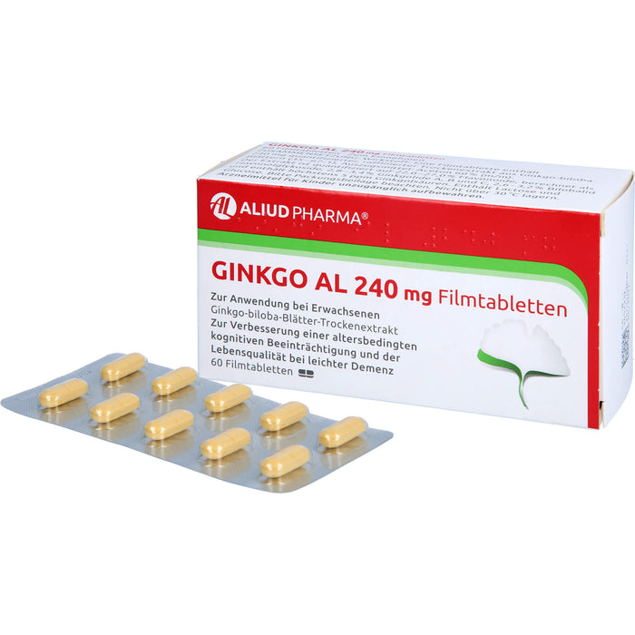 Ginkgo AL 240 mg Filmtabletten, 60 St FTA
