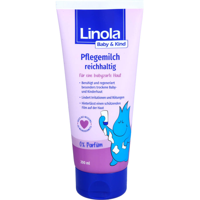 Linola Baby&Kind Pflegemilch reichhaltig, 200 ml LOT