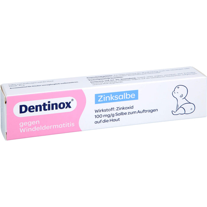Dentinox Zinksalbe gegen Windeldermatitis, 45 g Salbe