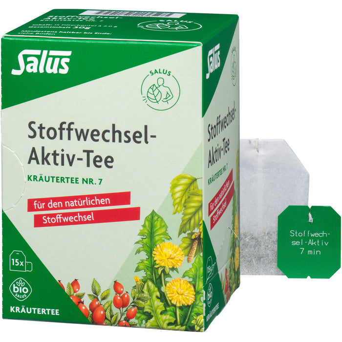 Salus Stoffwechsel-Aktiv Tee Kräutertee Nr. 7, 15 St. Filterbeutel