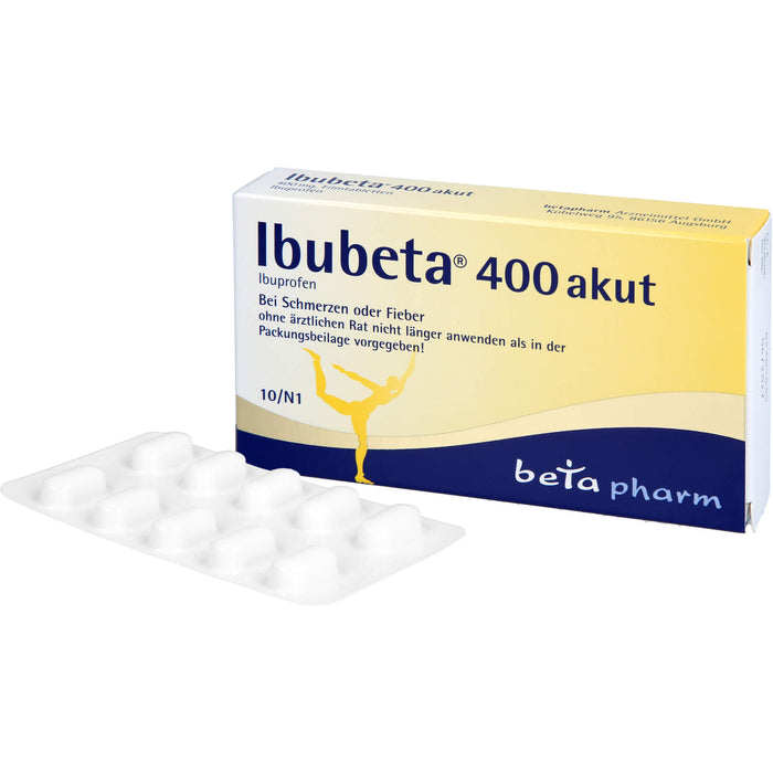 Ibubeta 400 akut Filmtabletten, 10 St. Tabletten
