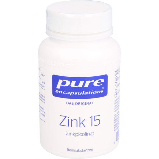 Pure Encapsulations Zink 15 Zinkpicolinat Kapseln, 180 St. Kapseln