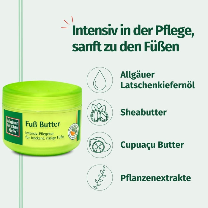 Allgäuer Latschenkiefer Fuß Butter, 200 ml Creme