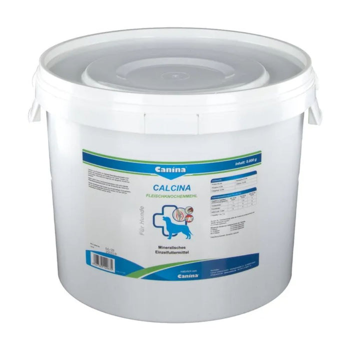 Canina Calcina Fleischknochenmehl für Hunde, 5000 g Pulver