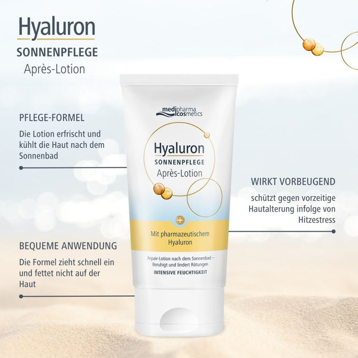 Medipharma Cosmetics Hyaluron Sonnenpflege Après-Lotion, 150 ml Creme