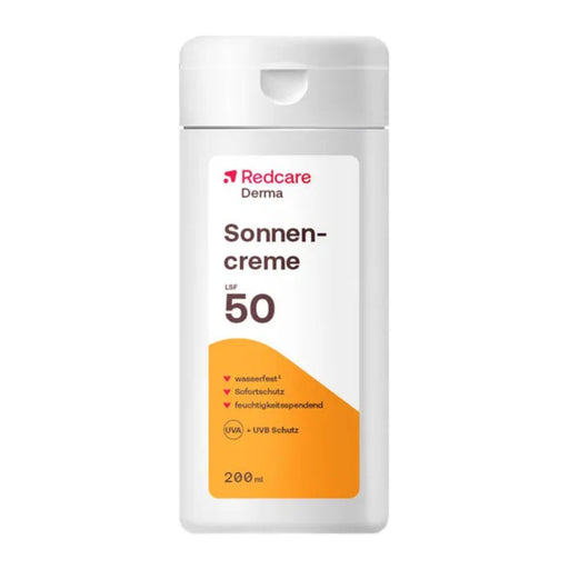 Redcare Derma Sonnencreme LSF 50, 200 ml Creme