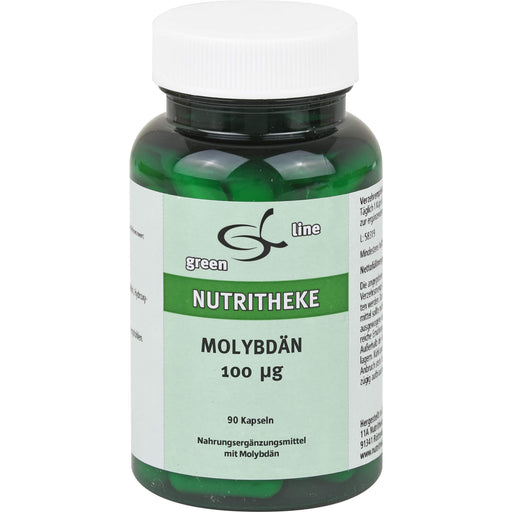 Green Line Nutritheke Molybdän 100 ug Kapseln, 90 St. Kapseln