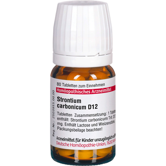 Strontium carbonicum D12 DHU Tabletten, 80 St. Tabletten