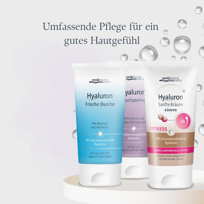 Medipharma Cosmetics Hyaluron Duschpeeling reinigt und glättet die Haut, 150 ml Peeling