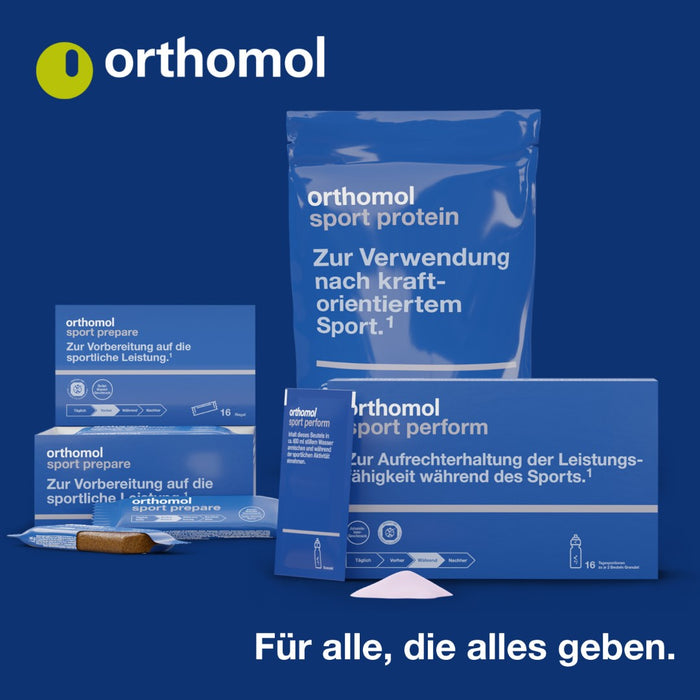 Orthomol Sport - Mikronährstoffe für sportliche Leistung - mit Magnesium, Vitamin D und B12 - Trinkampullen/Tabletten/Kapseln, 30 St. Tagesportionen