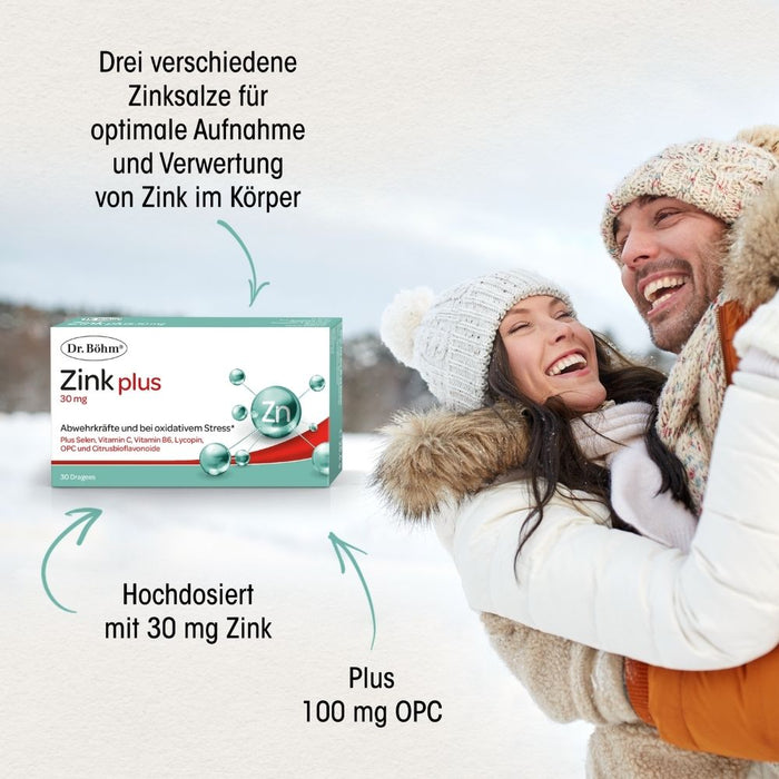 Dr. Böhm Zink plus 30 mg Dragees, 30 St. Dragees