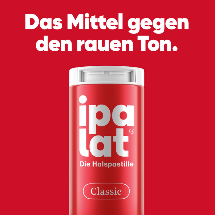 ipalat Die Halspastille Classic: Naturkraft bewährt bei Heiserkeit & Hustenreiz, 400 St. Pastillen