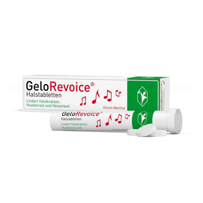 GeloRevoice Halstabletten Kirsch-Menthol, 20 St. Tabletten