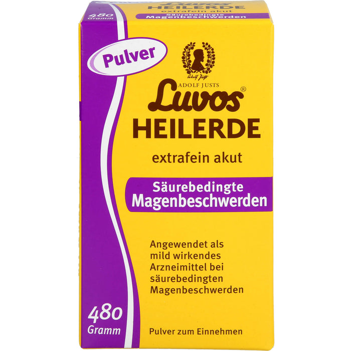 Luvos Heilerde extrafein akut säurebedingte Magenbeschwerden Pulver, 480 g Pulver