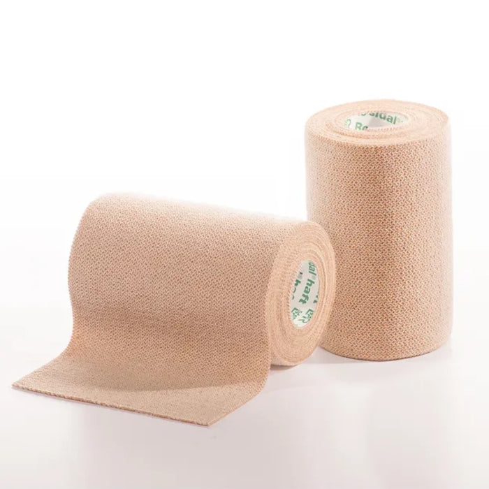 Rosidal haft kohäsive Kurzzugbinde 10 cm x 5 m steril, 6 St. Binde