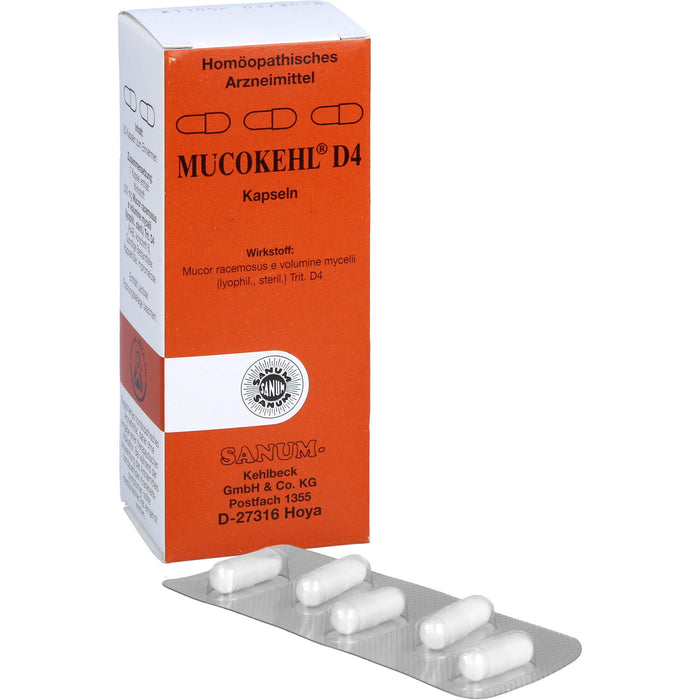 SANUM-KEHLBECK Mucokehl D4 Kapseln, 20 St. Kapseln